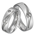 Original Diamond Wedding Rings Mens Stainless Ring Fashion Jewelry